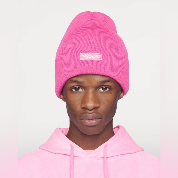 Jacquemus logo beanie 2021 Pink Capsule collection O/S - Picture 5 of 5